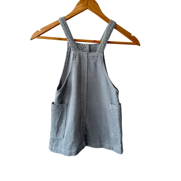 Zara Kids Corduroy Jumper Dress in Light Blue 4/5 Years - Picture 2 of 5